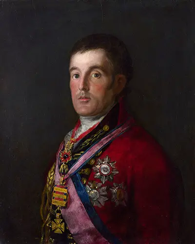 Retrato del duque de Wellington, 1812–14 Francisco de Goya